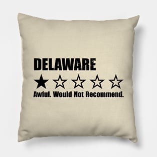 Delaware One Star Review Pillow