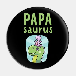 Papa Saurus Pin