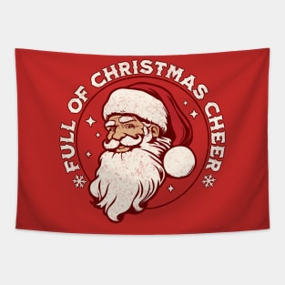 Full of Christmas Cheer - Santa Claus Tapestry