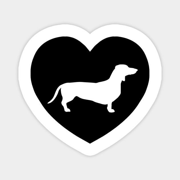 Dachshund Love | I Heart... Magnet by gillianembers