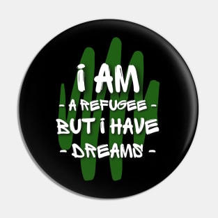 Refugee Aspirations, United Hands Pin