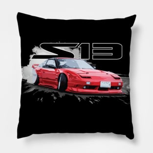 240SX RED S13 drifting Pillow