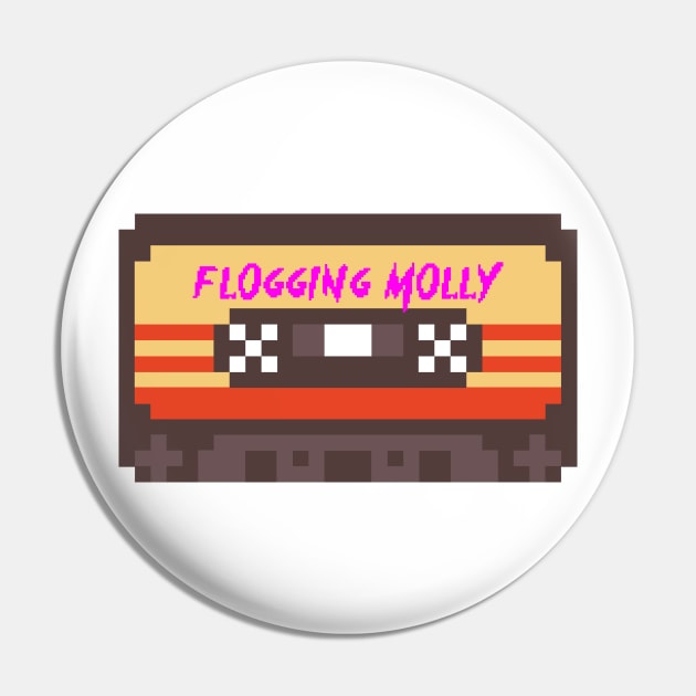 Flogging Molly 8bit cassette Pin by terilittleberids