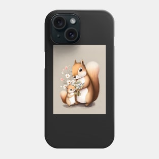 For You Baby Squirrel Gift Flowers Phone Case