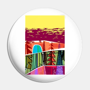 Sunset Pin