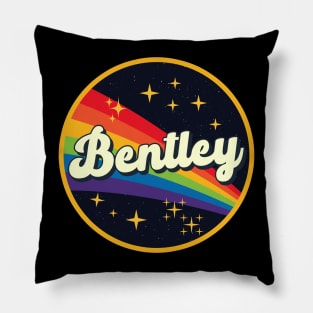 Bentley // Rainbow In Space Vintage Style Pillow