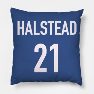 Halstead Jersey (White Text) Pillow