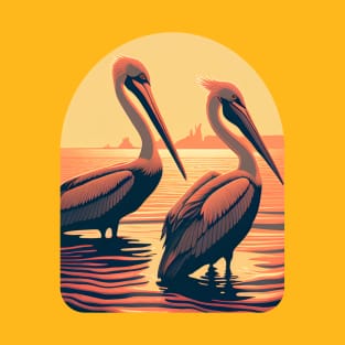 Pelicans at Sunset T-Shirt