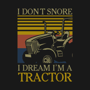 Tractor Retro Funny Farmer T-Shirt