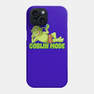 Goblin mode trolling the internet slobbing around evil remarks Phone Case