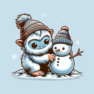 Li'l Legends™: Yeti Builds a Snowman T-Shirt