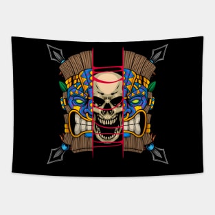 Tiki Mask 9.2 Tapestry