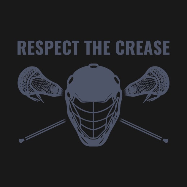 Lacrosse Goalie Respect The Crease Lax by Dr_Squirrel