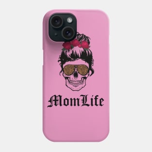 Mom Life Skull Phone Case