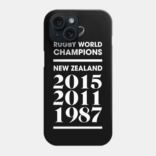 New Zealand Rugby World Champions Phone Case