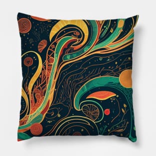 Color Lines Pillow