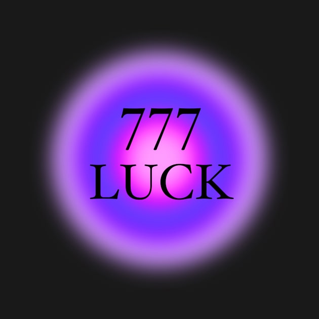 777 Angel Numbers Luck Glowing Aura by Scarlett Blue