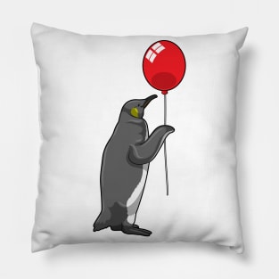 Penguin with Balloon Pillow