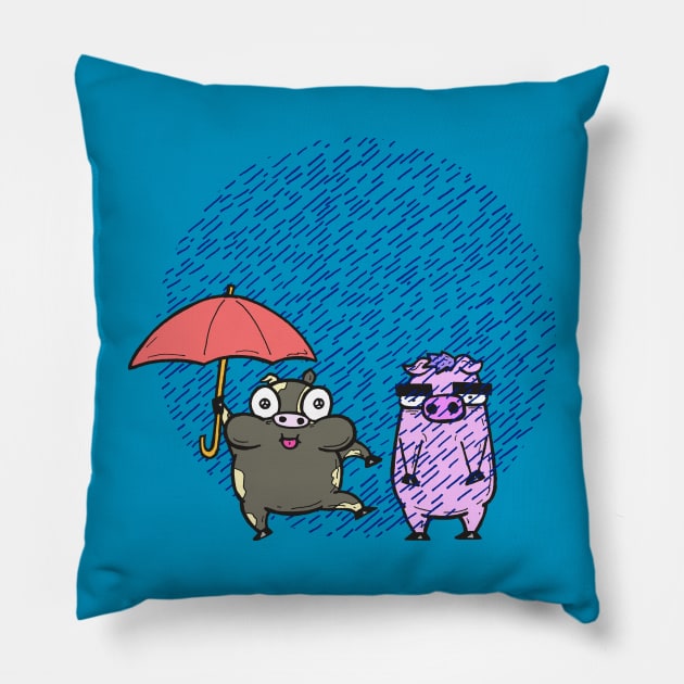 Rainy Day Pillow by calavara