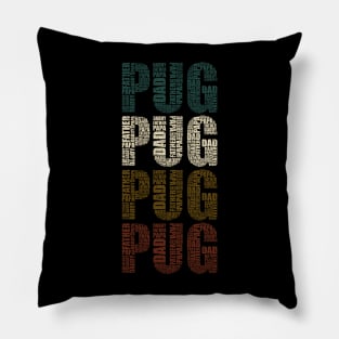 Pug Dad - Funny Dog Lovers Gift For Papa Pillow