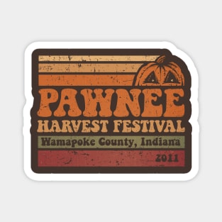 Vintage Pawnee Harvest Festival Magnet