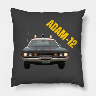 Adam 12 - Patrol Car - 60s/70s Cop Show Pillow