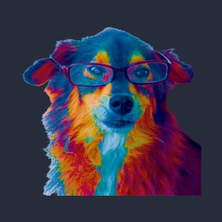 the reading dog T-Shirt