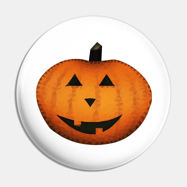 LowPoly Pumpkin Pin by Destroyed-Pixel