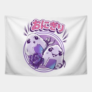 Kawaii Onigiri Tapestry