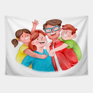 Happy Family Tapestry