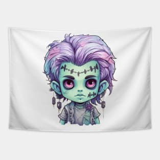 Cute Frankenstein Pastel Goth Tapestry