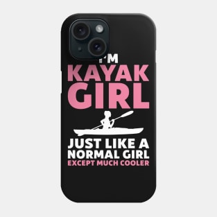 i'm kayak girl Phone Case