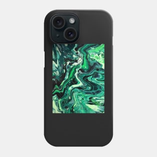 Going Nuclear - Abstract Acrylic Pour Painting Phone Case