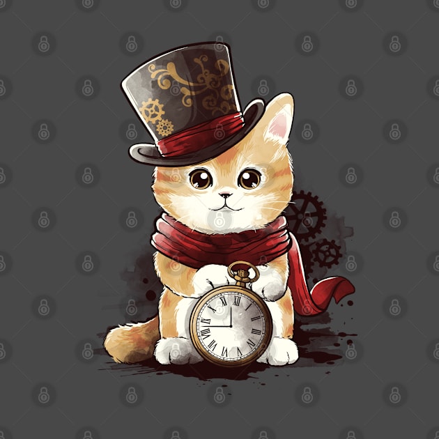 Steampunk cat by NemiMakeit