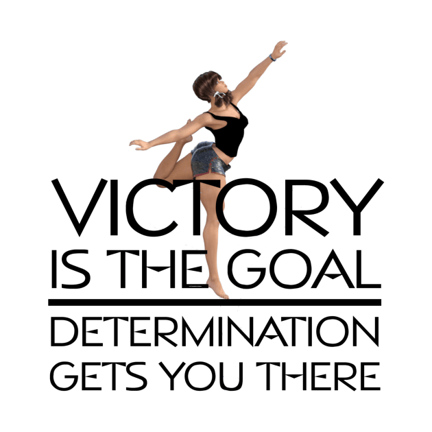 Gymnastics Victory Slogan by teepossible