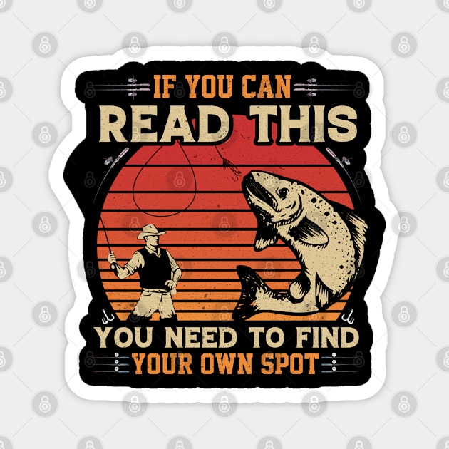 Fishing Sarcasm Magnet by Hoatzon