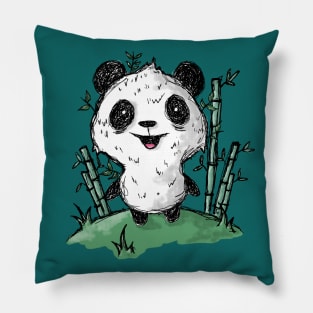 Bamboo Panda Pillow