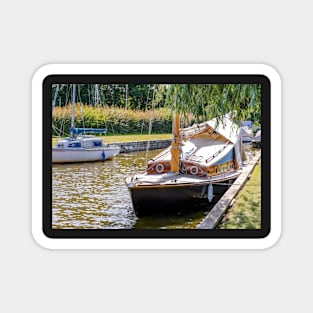 Sailing boat, Noroflk Broads Magnet