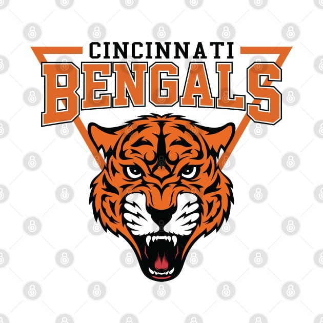 Retro Bengals by Cemploex_Art