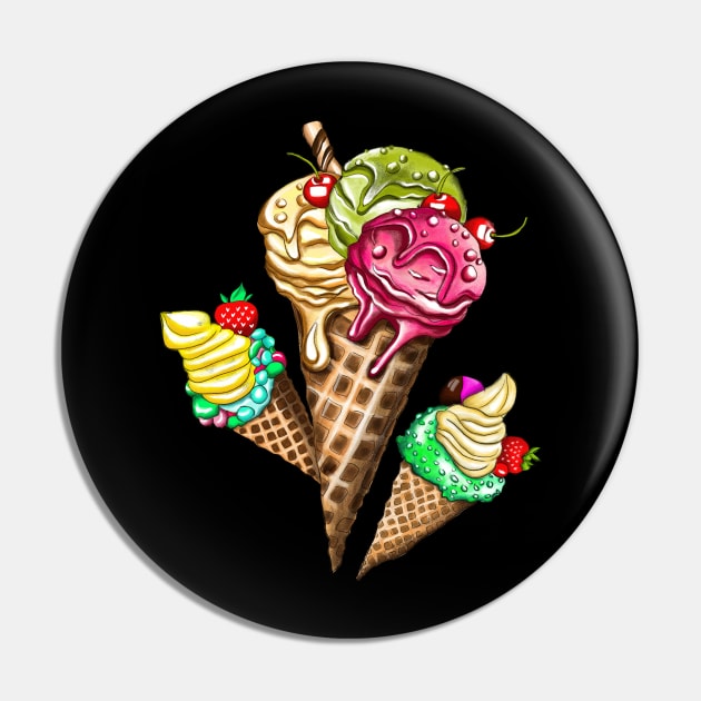 Icecream cone Pin by Karima Bo