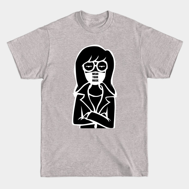 Disover Daria wearing a mask - Daria - T-Shirt