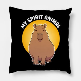 My spirit animal Capybara Pillow