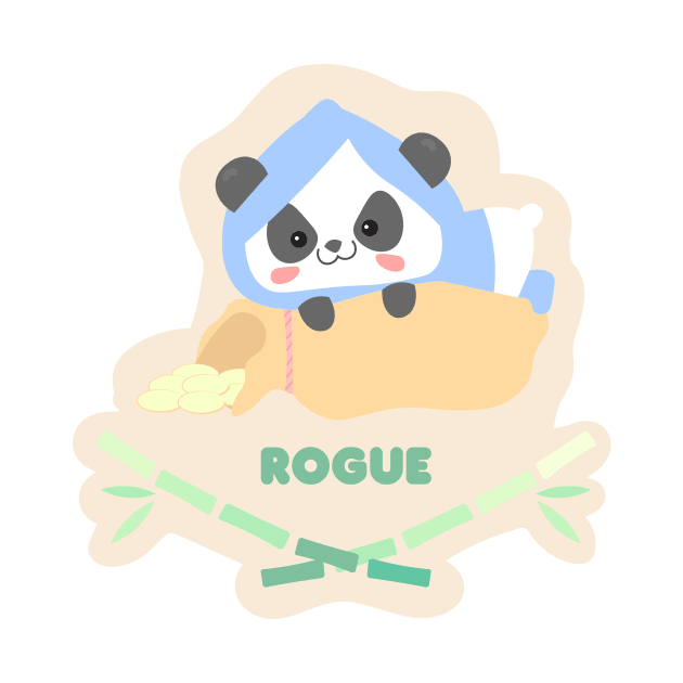 Rogue Kawaii Panda by FlutesLoot