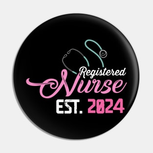 Registered Nurse est. 2024 Pin