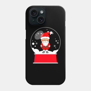 SANTA  Snowglobe Christmas Phone Case