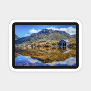 The Boatshed, Dove Lake, Cradle Mountain, Tasmania. Magnet