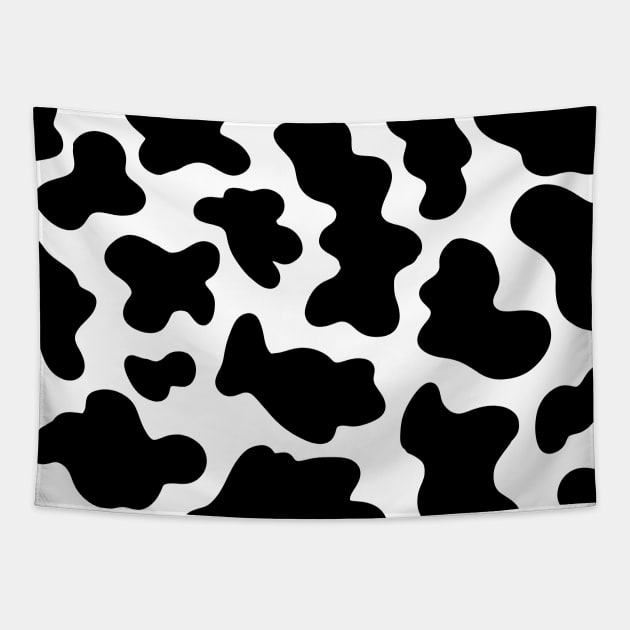 Cow Print Tapestry by TheQueerPotato