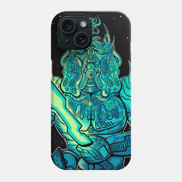 The Emerald Sentinel Phone Case by Mind Reaper