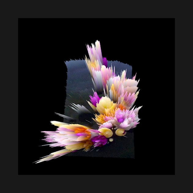 flowers 3d abstract digital painting by katerina-ez