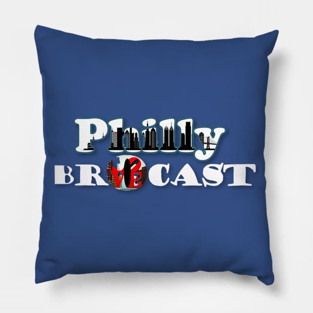 Philly BroCast Pillow by Philly Verse Podcast Network